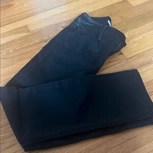 Good American Black Straight Leg Jeans